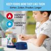 THERMOS FUNTAINER Insulated Food Jar, 10 Ounce, Kid Friendly Food Jar with Foldable Spoon, Pink(Paw Patrol Boy)