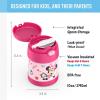 THERMOS FUNTAINER Insulated Food Jar, 10 Ounce, Kid Friendly Food Jar with Foldable Spoon, Pink(Preschool Minnie)