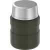 THERMOS Stainless King Vacuum-Insulated Food Jar with Spoon, 16 Ounce, Midnight Blue(Army Green)