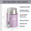 THERMOS Stainless King Vacuum-Insulated Food Jar with Spoon, 16 Ounce, Midnight Blue(Matte Lavender)