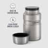 THERMOS Stainless King Vacuum-Insulated Food Jar with Spoon, 16 Ounce, Midnight Blue(stainless-steel)