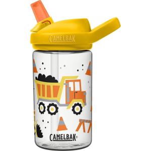 CamelBak Eddy+ Kids Bite Valve Straw Tritan Renew Water Bottle(Contruction Trucks)
