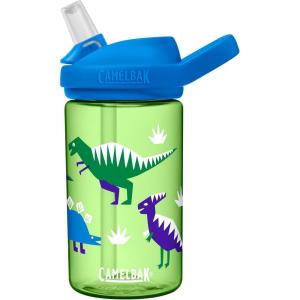 CamelBak Eddy+ Kids Bite Valve Straw Tritan Renew Water Bottle(Hip Dinos)
