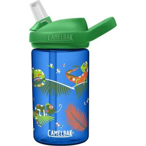 CamelBak Eddy+ Kids Bite Valve Straw Tritan Renew Water Bottle(Iguanas)