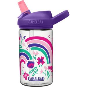 CamelBak Eddy+ Kids Bite Valve Straw Tritan Renew Water Bottle(Rainbow Floral)