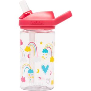 CamelBak Eddy+ Kids Bite Valve Straw Tritan Renew Water Bottle(Rainbow Love)