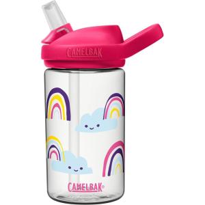 CamelBak Eddy+ Kids Bite Valve Straw Tritan Renew Water Bottle(Rainbow Sky)