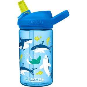 CamelBak Eddy+ Kids Bite Valve Straw Tritan Renew Water Bottle(Sharks and Rays)