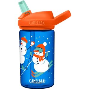 CamelBak Eddy+ Kids Bite Valve Straw Tritan Renew Water Bottle(Snowman Sled)