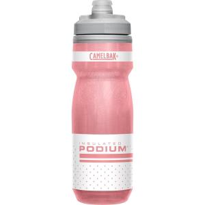 CamelBak Podium Chill Bike Insulated Squeeze Water Bottle Reflective Pink, 21oz