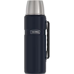 THERMOS Stainless King Vacuum-Insulated Beverage Bottle, 40 Ounce, Midnight Blue(Midnight Blue)