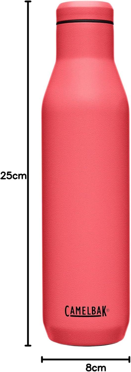 imageCamelBak Horizon Insulated Stainless Steel Water Bottle Drinkware Nordic Blue 25ozWild Strawberry