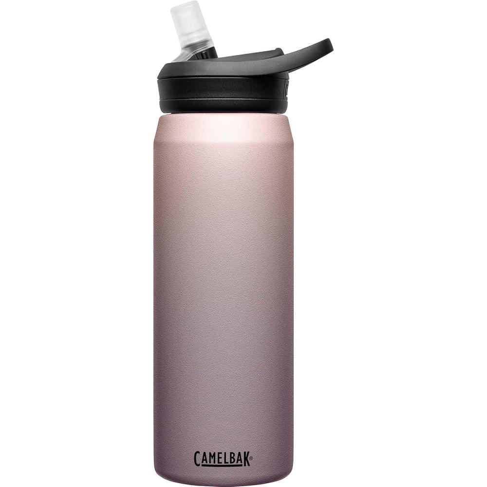 imageCamelBak Eddy Insulated Stainless Steel Bite Valve Straw Water BottleRose Gold Sky