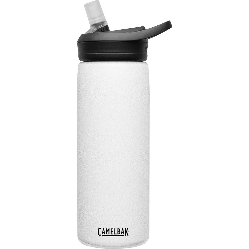 imageCamelBak Eddy Insulated Stainless Steel Bite Valve Straw Water BottleWhite