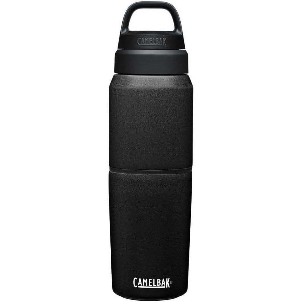 imageCamelBak MultiBev Insulated Stainless Steel Water Bottle ampamp Travel CupBlack