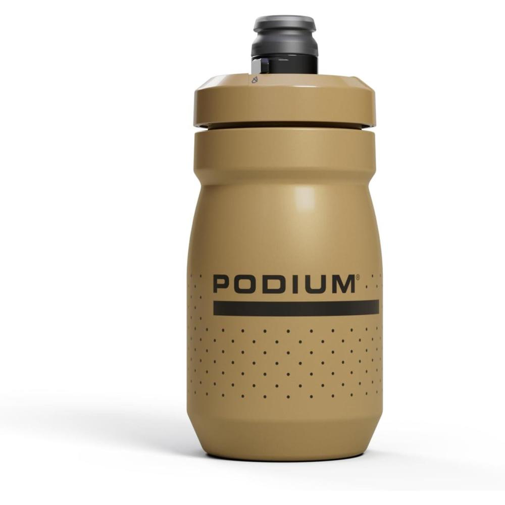 imageCamelBak Podium Bike Squeeze Water Bottle Black 15ozGold