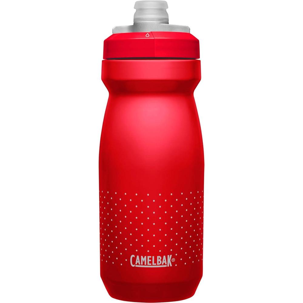 imageCamelBak Podium Bike Squeeze Water Bottle Smoke 21ozRed