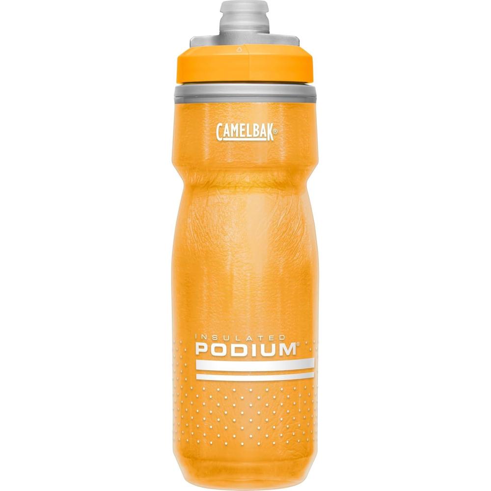 imageCamelBak Podium Chill Bike Insulated Squeeze Water Bottle Black 21ozOrange