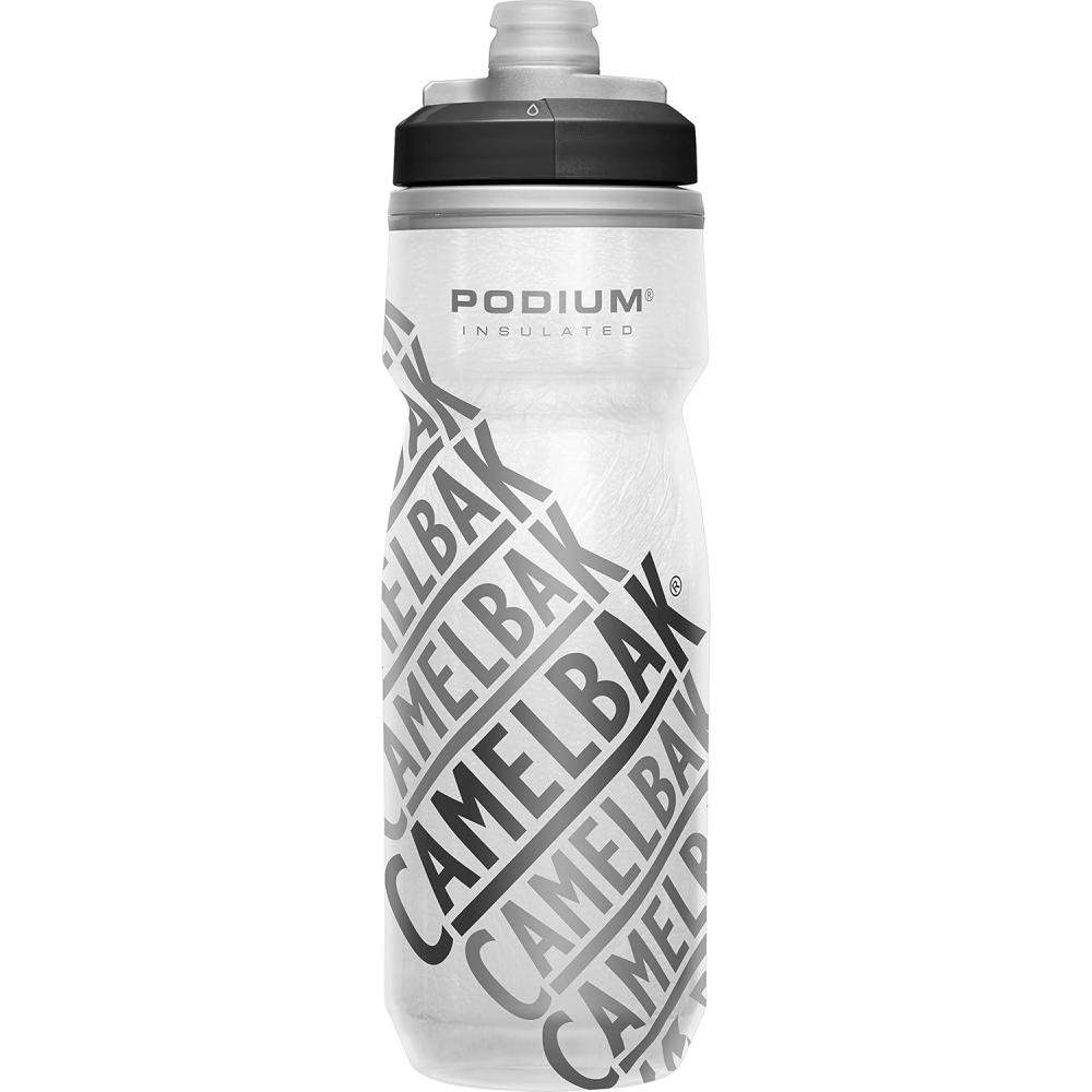 imageCamelBak Podium Chill Bike Insulated Squeeze Water Bottle Black 21ozRace Edition