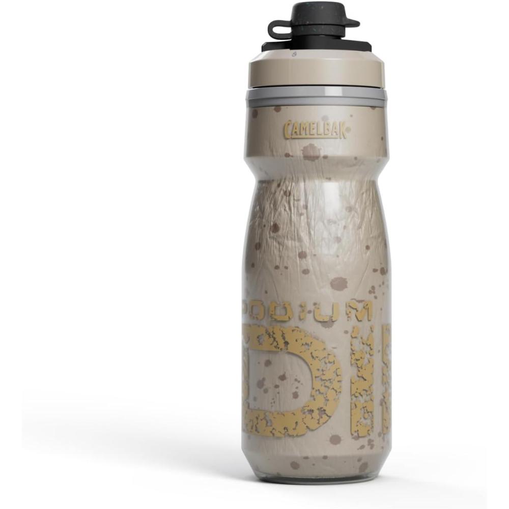 imageCamelBak Podium Dirt Series Chill Insulated Mountain Bike Squeeze Water Bottle Black 21ozStone