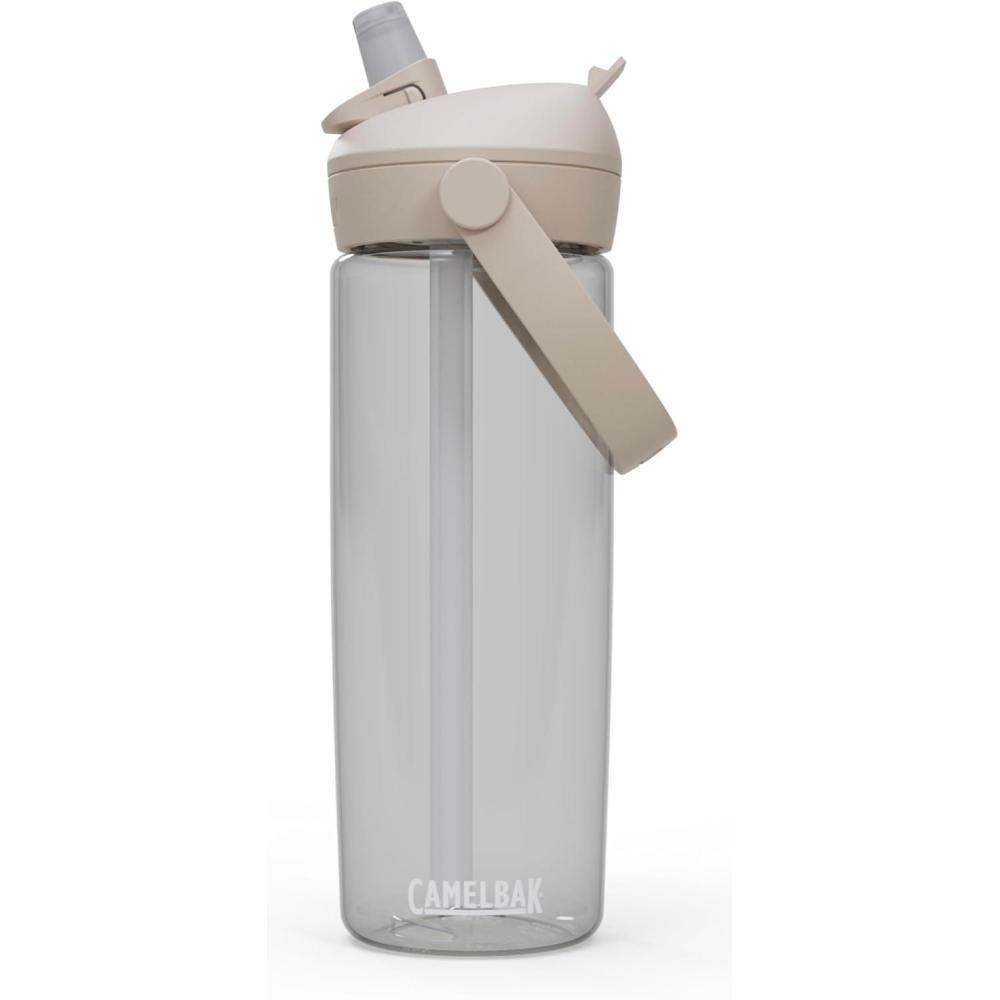imageCamelBak Thrive Flip Straw Tritan Renew Water Bottle Charcoal 32ozClear