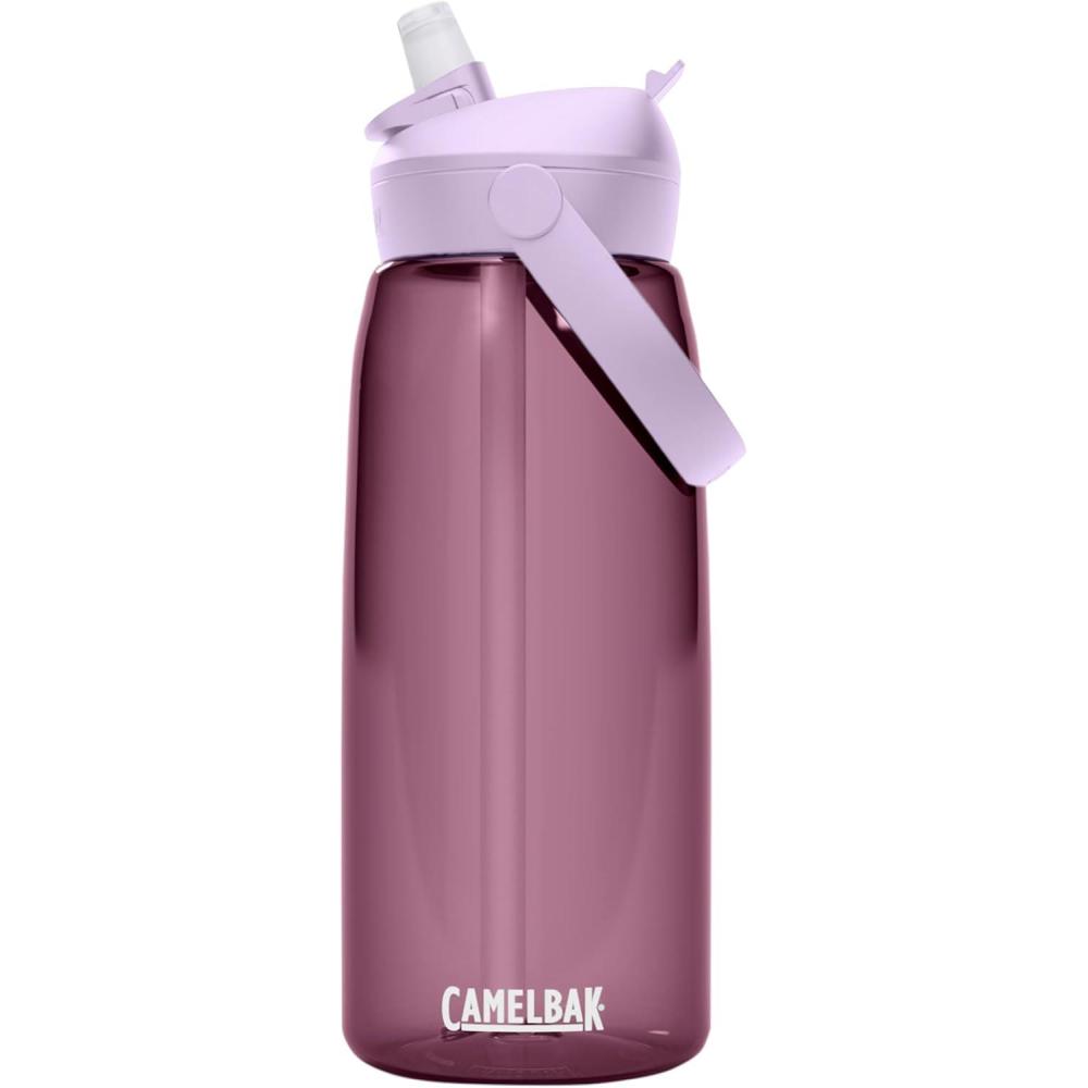 imageCamelBak Thrive Flip Straw Tritan Renew Water Bottle Charcoal 32ozPurple Sky