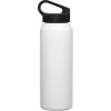 CamelBak Carry Cap Bottle – Vacuum Insulated Stainless Steel – Easy Carry(White)