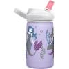 CamelBak Eddy+ Kids Bite Valve Straw Insulated Stainless Steel Water Bottle Biking Dogs, 12oz(Moonlight Mermaids)