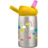 CamelBak Eddy+ Kids Bite Valve Straw Insulated Stainless Steel Water Bottle Biking Dogs, 12oz(Rainbow Love)