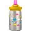 CamelBak Eddy+ Kids Bite Valve Straw Insulated Stainless Steel Water Bottle Biking Dogs, 12oz(Rainbow Love)