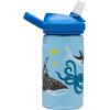 CamelBak Eddy+ Kids Bite Valve Straw Insulated Stainless Steel Water Bottle Biking Dogs, 12oz(Sharks and Friends)
