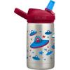 CamelBak Eddy+ Kids Bite Valve Straw Insulated Stainless Steel Water Bottle Biking Dogs, 12oz(UFOs)