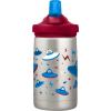 CamelBak Eddy+ Kids Bite Valve Straw Insulated Stainless Steel Water Bottle Biking Dogs, 12oz(UFOs)