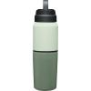 CamelBak MultiBev Insulated Stainless Steel Water Bottle & Travel Cup(Moss/Mint)