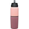 CamelBak MultiBev Insulated Stainless Steel Water Bottle & Travel Cup(Terracotta Rose/Camellia Pink)
