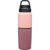 CamelBak MultiBev Insulated Stainless Steel Water Bottle & Travel Cup(Terracotta Rose/Camellia Pink)