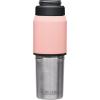 CamelBak MultiBev Insulated Stainless Steel Water Bottle & Travel Cup(Terracotta Rose/Camellia Pink)