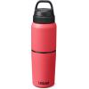 CamelBak MultiBev Insulated Stainless Steel Water Bottle & Travel Cup(Wild Strawberry)