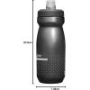 CamelBak Podium Bike Squeeze Water Bottle Smoke, 21oz(Black)