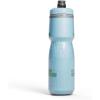CamelBak Podium Chill Bike Insulated Squeeze Water Bottle White/Black, 24oz(Crystal Blue)