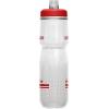 CamelBak Podium Chill Bike Insulated Squeeze Water Bottle White/Black, 24oz(Fiery Red/White)
