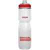 CamelBak Podium Chill Bike Insulated Squeeze Water Bottle White/Black, 24oz(Fiery Red/White)