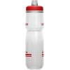 CamelBak Podium Chill Bike Insulated Squeeze Water Bottle White/Black, 24oz(Fiery Red/White)