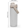 CamelBak Thrive Chug Tritan Renew Water Bottle Charcoal, 32oz(Clear)