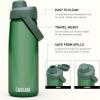 CamelBak Thrive Chug Tritan Renew Water Bottle Charcoal, 32oz(Forest Green)
