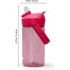 CamelBak Thrive Flip Straw Kids Bite Valve Tritan Renew Water Bottle 14oz(Grapefruit)