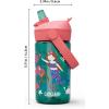 CamelBak Thrive Flip Straw Kids Bite Valve Tritan Renew Water Bottle 14oz(Mermaid Friends)