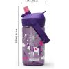 CamelBak Thrive Flip Straw Kids Bite Valve Tritan Renew Water Bottle 14oz(Unicorn Party)