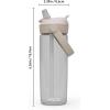 CamelBak Thrive Flip Straw Tritan Renew Water Bottle Charcoal, 32oz(Clear)
