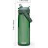 CamelBak Thrive Flip Straw Tritan Renew Water Bottle Charcoal, 32oz(Forest Green)